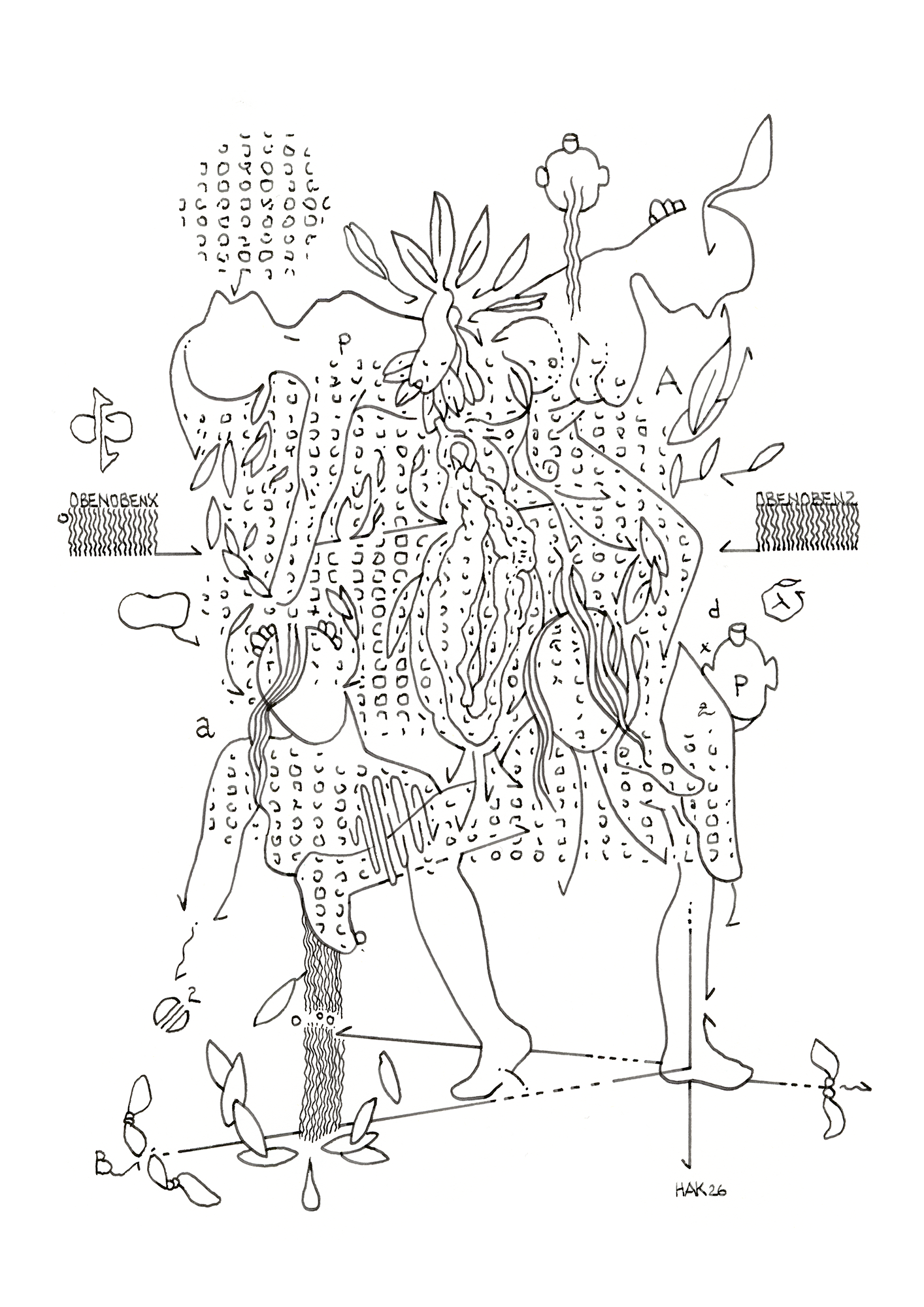 Hannes Kater  Tageszeichnung (Zeichnung/drawing) vom 13.01.2026 (1414 x 2000 Pixel)