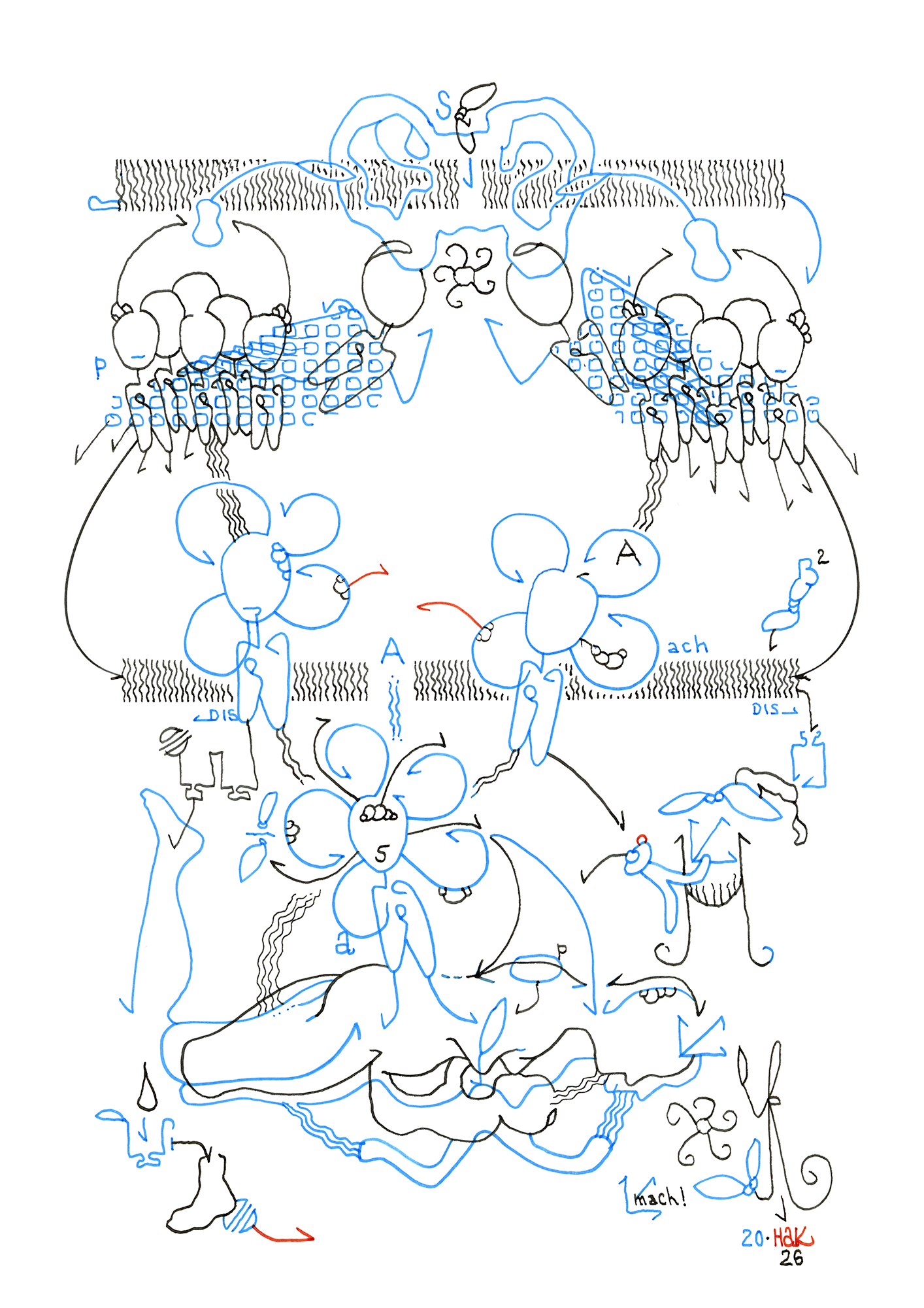 Hannes Kater  Tageszeichnung (Zeichnung/drawing) vom 15.03.2026 (1414 x 2000 Pixel)