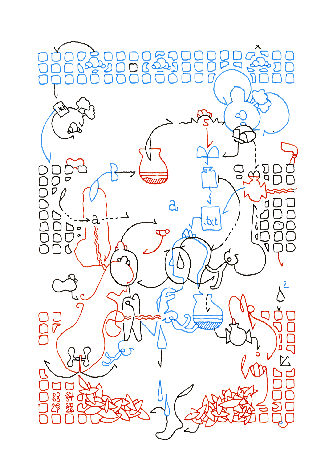 Hannes Kater  Ziehungszeichnung (Zeichnung/drawing) vom 26.09.2026 (1414 x 2000 Pixel)