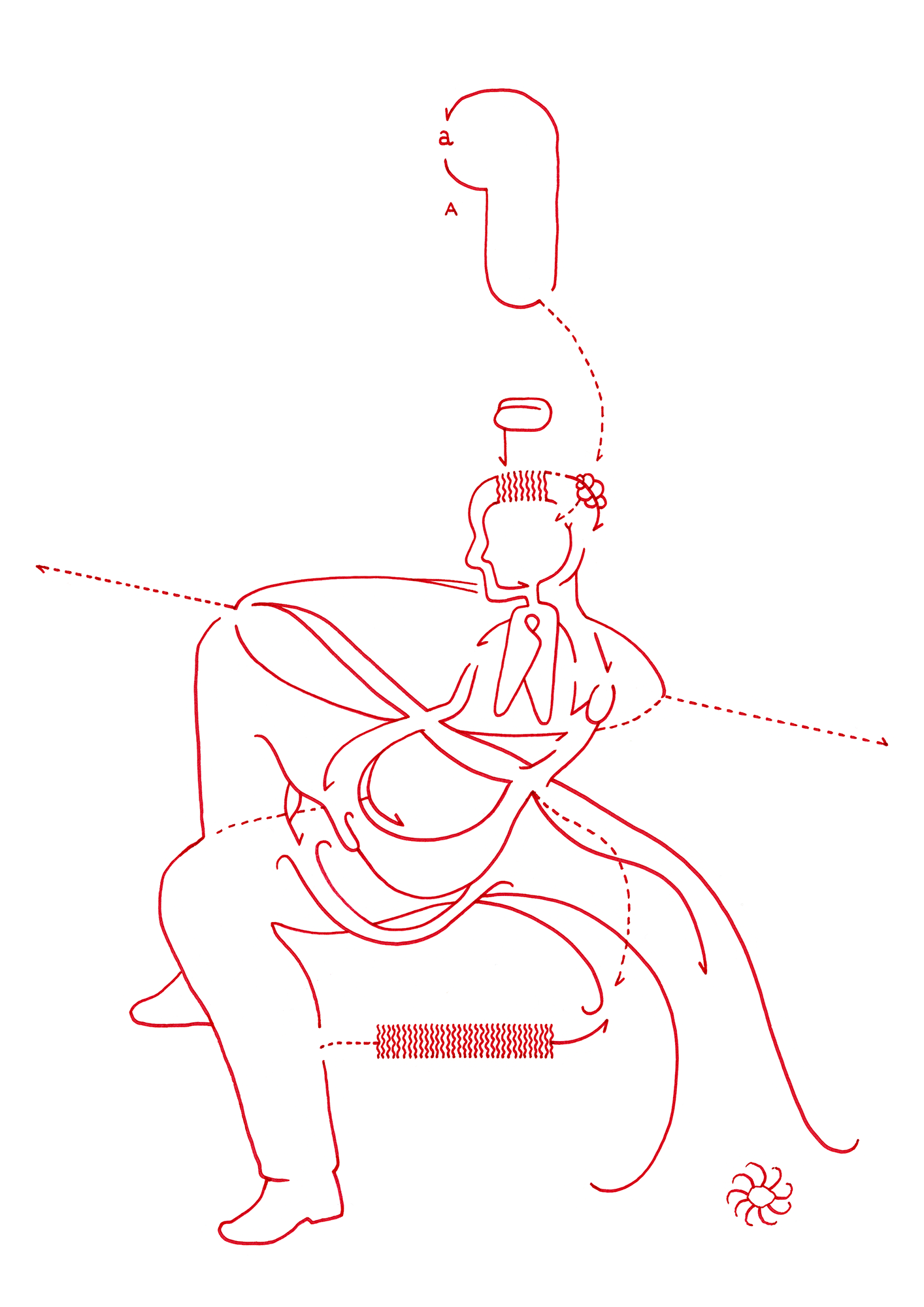 Hannes Kater  Tageszeichnung (Zeichnung/drawing) vom 03.10.2014 (1414 x 2000 Pixel)