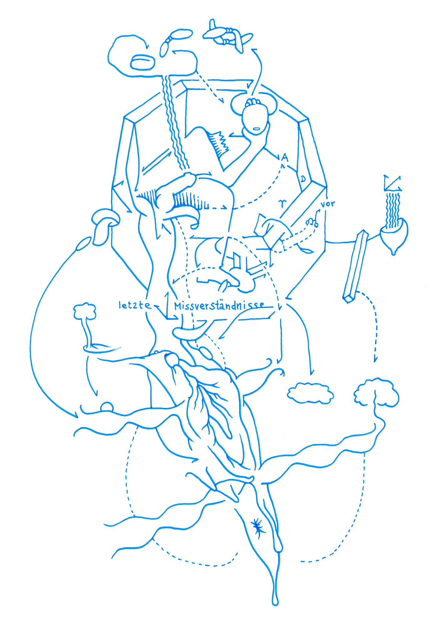 Hannes Kater  Tageszeichnung (Zeichnung/drawing) vom 09.10.2014 (1414 x 2000 Pixel)