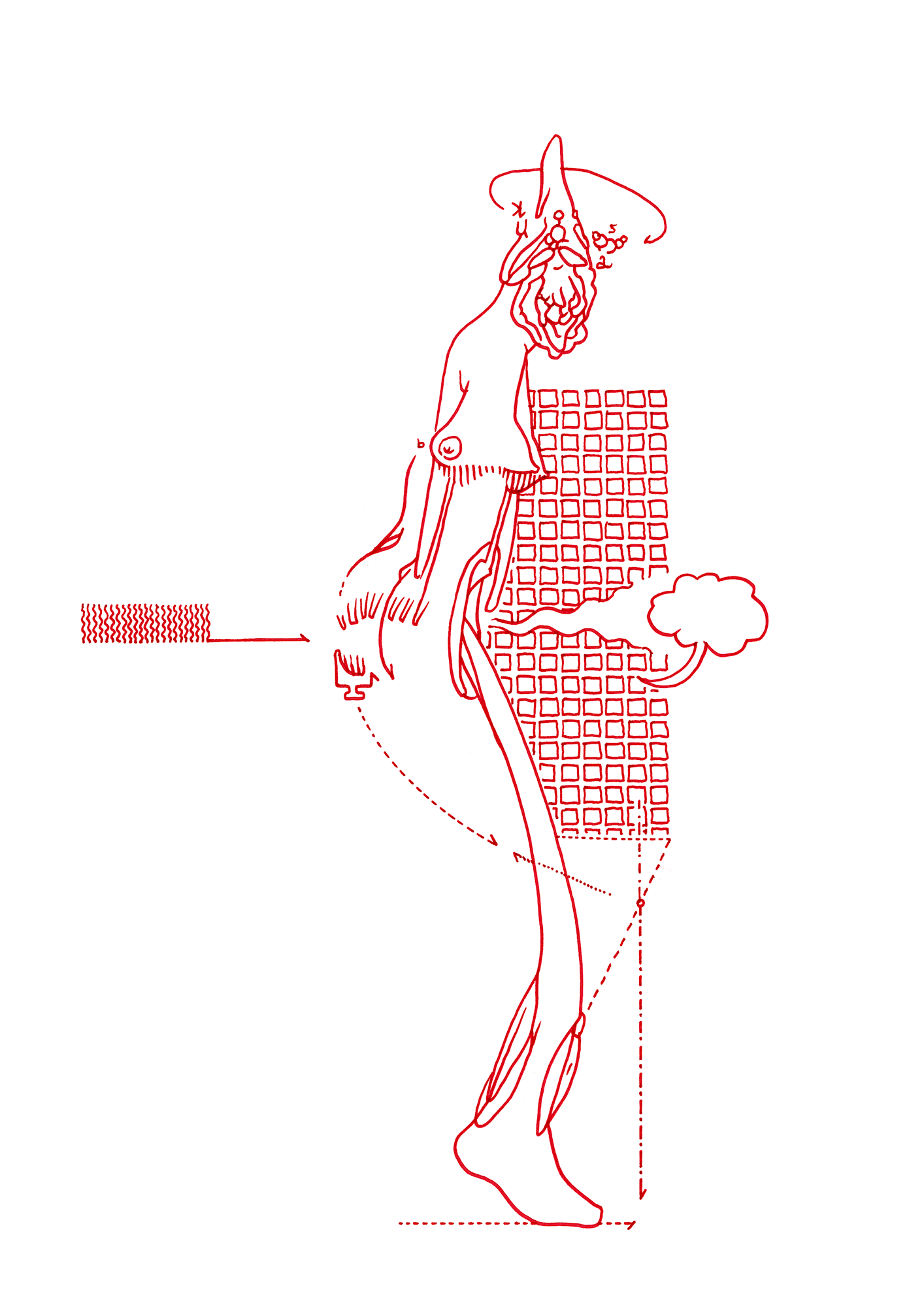 Hannes Kater – Tageszeichnung (Zeichnung/drawing) vom 13.10.2014 (1414 x 2000 Pixel)