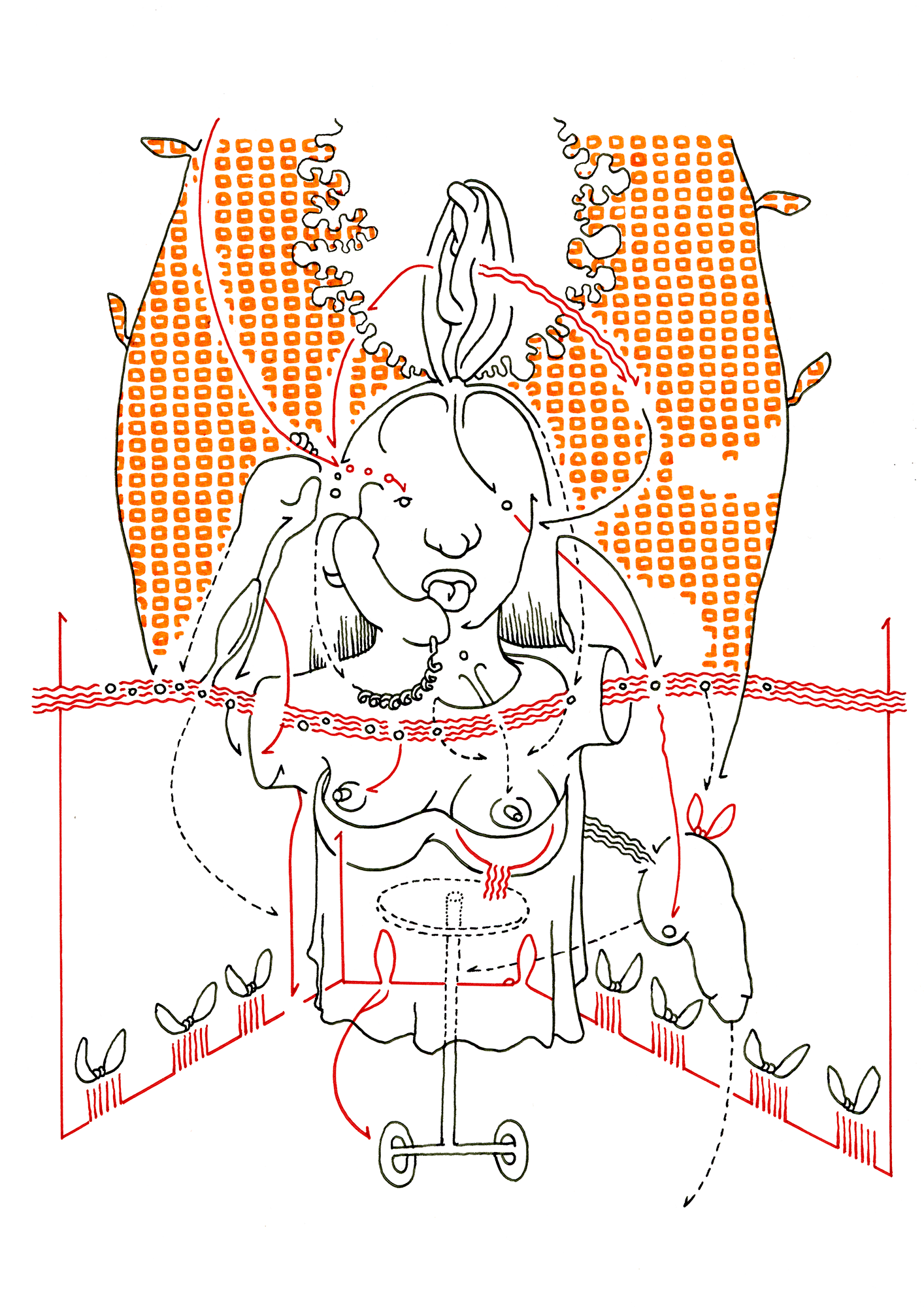 Hannes Kater – Tageszeichnung (Zeichnung/drawing) vom 11.11.2014 (1414 x 2000 Pixel)