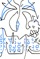 Hannes Kater  Detail einer Zeichnung 2026