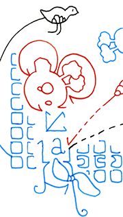 Hannes Kater  Detail einer Zeichnung, September 2026