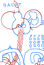 Hannes Kater – Detail einer Zeichnung aus dem November 2025