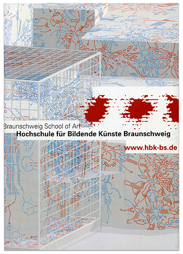 HBK-Braunschweig Werbebroschüre Cover von Hannes Kater