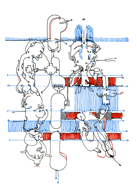 Hannes Kater - drawing from 07/14/2007