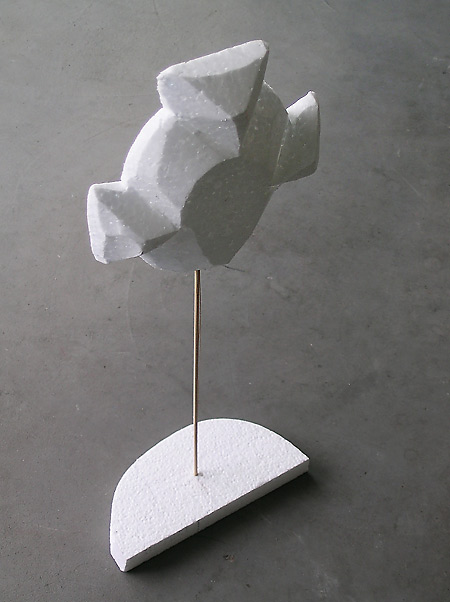 Hannes Kater - Performer No. 2 'Haert' made of styrofoam, view 3
