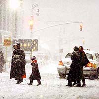 aus NYT: NYC im Schnee