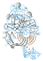 Hannes Kater: Auftagszeichnung Nr. 1 - 140x199 Pixel