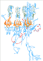 Hannes Kater - Zeichnung 21/2001
