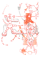 Hannes Kater - drawing A4 -01/2003 - Januar